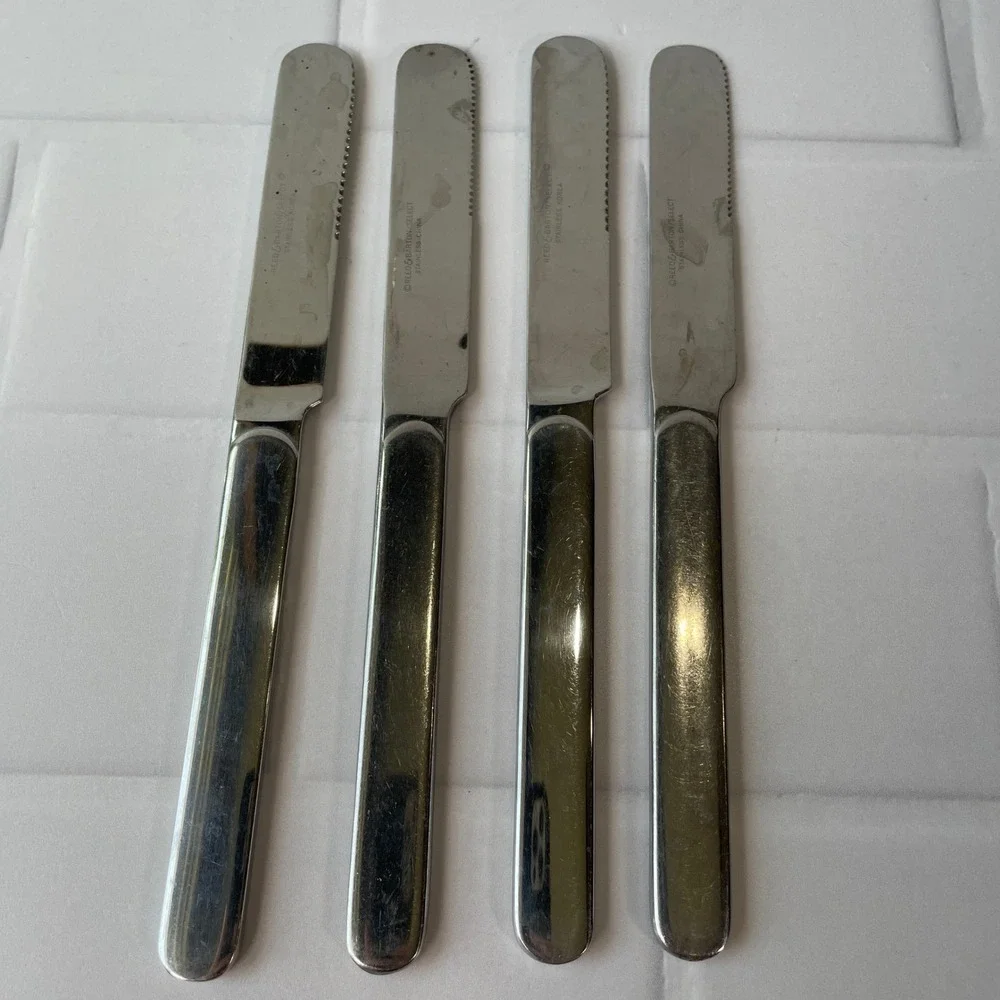 Reed & Barton Middleburg-Marlborough Stainless Dinner Knives Set of 4